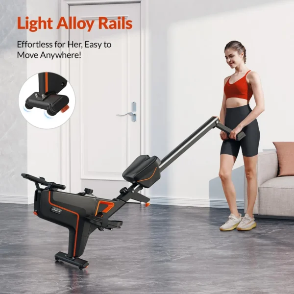 UTRYUP Magnetic Rowing Machines R05 Water Rower R10 16 Levels Quiet Resistance Foldable Compact Rowing Machine Home Gym Fitness - Image 3