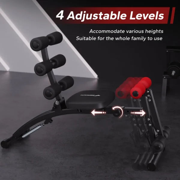 MERACH Ab Machine Multi-Functional Adjustable Ab Trainer Workout Bench for Home Gym Sit Up Machine for Abdominal Exercise Chair - Image 3