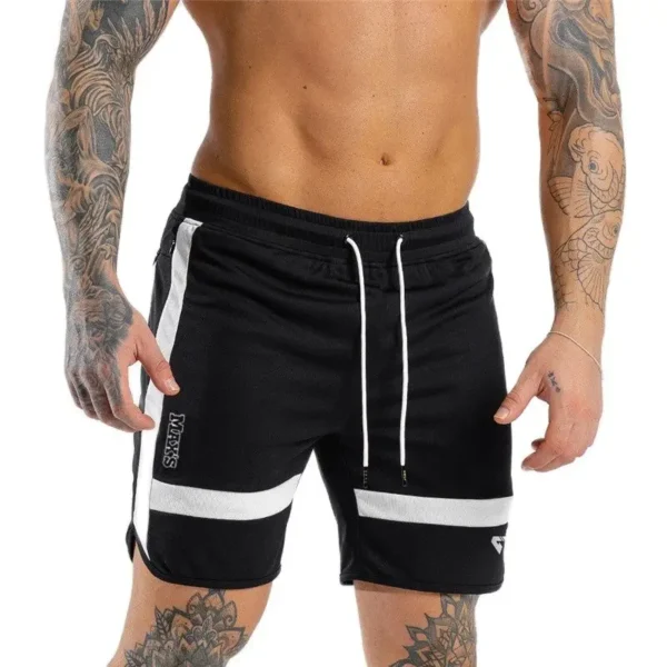 GITF Men Shorts Sport Training Shorts Men Running Shorts Mans Gym Fitness Joggers Sweatpants Jumper's basketball Shorts Black - Image 2