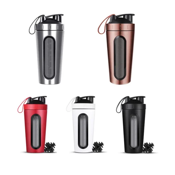 28OZ Whey Protein Powder Sports Shaker Bottle For Water Bottle Gym Nutrition Blender Cup Stainless Steel Extreme Sport Space Cup - Image 6