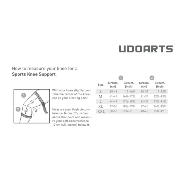 Udoarts Sports Knee Support(1 Pair) - Image 3
