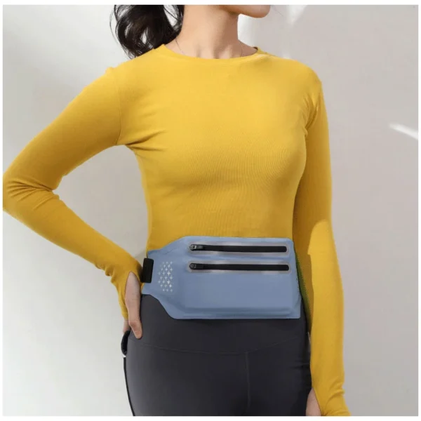 Outdoor Sports Belt Waist Bag,Waterproof Travel Pouch Workout Waist Bag Hip Pack for Men Ladies Women,Fanny Pack for Running - Image 3
