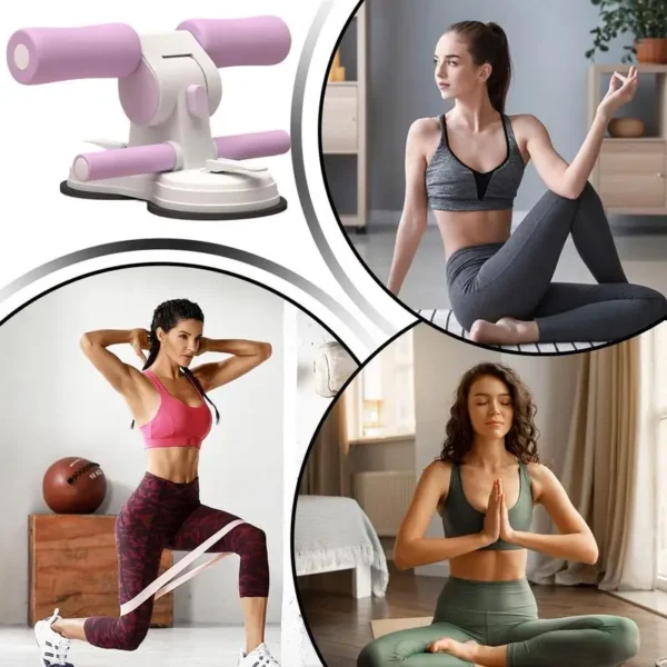 Situp Aid Exercise Suction Cups Floor Height 3-level Adjustable Non Slip Exercised Fitness Equipment Home Workout Sit Up - Image 2
