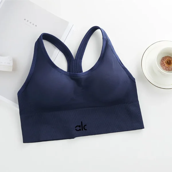 Sexy Women Tops Back Cross Strap Tank Top Push Up Running Sports Bra Breathable Soft Fitness Beauty Solid Color Yoga Bra - Image 5
