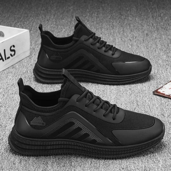 Men's Thin Flat Stain Resistant Lightweight Soft Sole Casual Comfortable Shoes Fashionable Streamlined Non-Slip Sneakers - Image 6