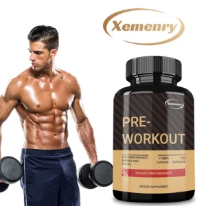 Pre-Workout Supplement - Improve Muscle Strength, Boost Energy Levels and Focus, Enhance Athletic Performance and Stay Active