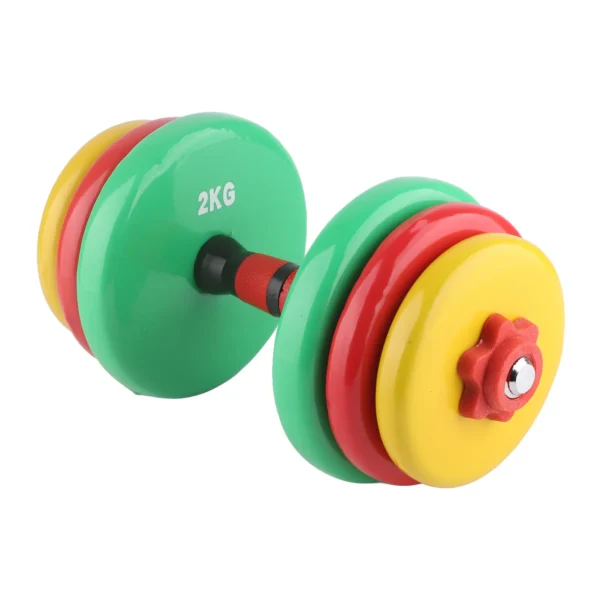 Colorful Dumbbell Fitness Dumbbell Colorful Removable Non Slip Grip Fitness Gym Home Weight Lifting Hand Dumbbell Hand Dumbbell - Image 6
