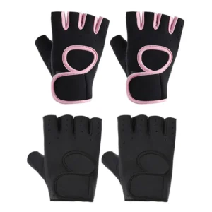 Women Men Fitness Gym Gloves Weightlifting Gloves Half Finger Breathable Non-slip Gel Pad Bodybuilding Training Dumbbells Gloves