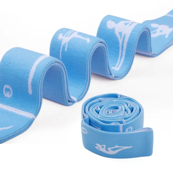 Multi-Functional Slimming Resistance Bands Yoga Strap Elastic Band 8/10/12 Grids for Latin Training, Dance, Pilates, Gymnastics - Image 6