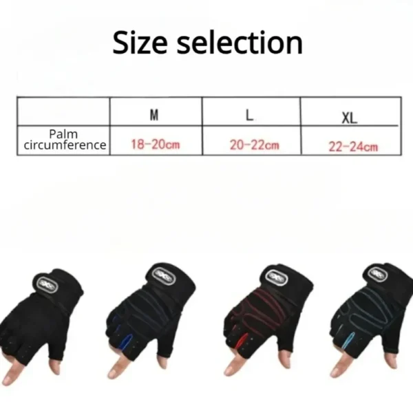 Outdoor Sport Gloves for Men Women Wrist Guard Fitness Gym Cycling Hiking Boxing Exercise Training Workout Long Wrist Fingerless - Image 6