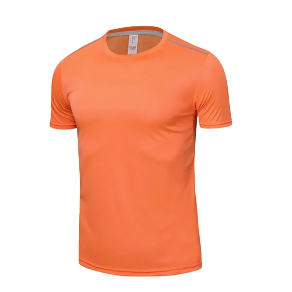 High Quality Spandex Men Women Kids Running T Shirt Quick Dry Fitness Shirt Training Exercise Clothes Gym Sports Shirts Tops - Image 5