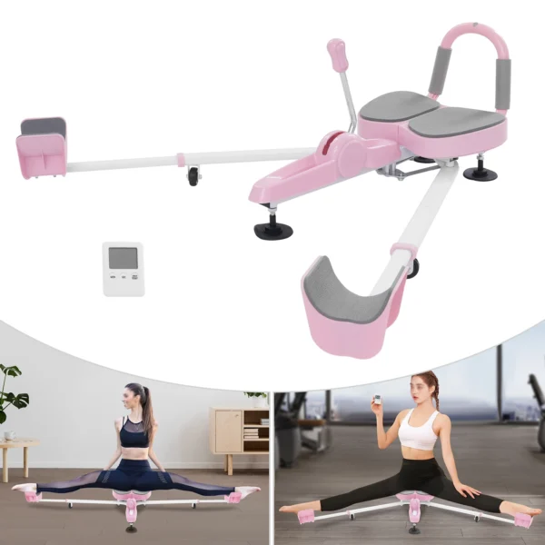 Leg Stretcher Dancing Gymnastics Yoga Ligament Stretching Training Equipment Tool Pink