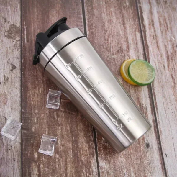 Stainless Steel Protein Shaker Cup Portable Fitness Sports Mug Nutrition Shakers Cup Water Bottles Water Cup Portable Shakers - Image 6