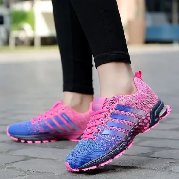 Men's Explosive Street Eye Catching Design Board Shoes with Unique Color Matching Breathable Comfortable Anti Slip Walking Shoes - Image 5