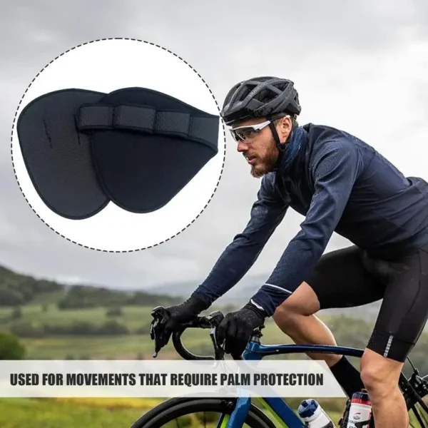 Gym Hand Grips 4 Fingers Neoprene Workout Grips The Alternative To Weight Lifting Gloves For Calisthenics Weightlifting Pull-Ups - Image 3