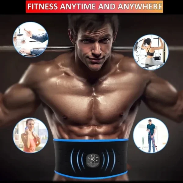 EMS Muscle Stimulator Abdominal Toning Belt Fitness Training Gear Waist Ab Trainer Workout Equipment Body Slimming For Mem Women - Image 5