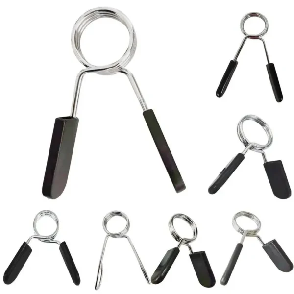 24/25/28/30/50mm Barbell Clamp Spring Collar Clips Gym Weight Dumbbell Lock Barbell Lock Fitness Gym Weight Lifting Accessories - Image 3