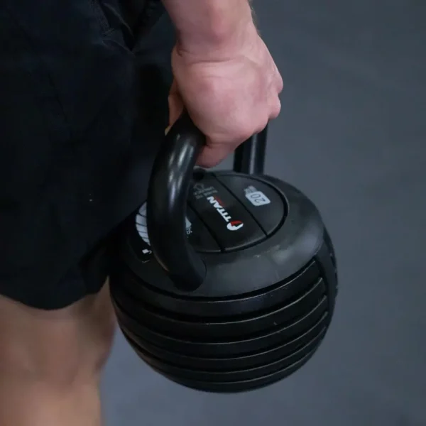 5 LB-20 LB Adjustable Kettlebell Weight Set, 6 Drop Cast Iron Plates, Full Body Exercise Home Gym, Weightlifting, Conditioning, - Image 2