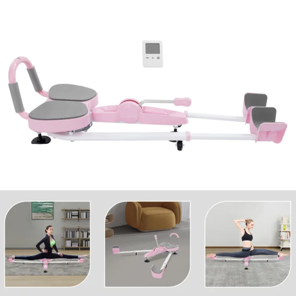 Leg Stretcher Dancing Gymnastics Yoga Ligament Stretching Training Equipment Tool Pink - Image 4