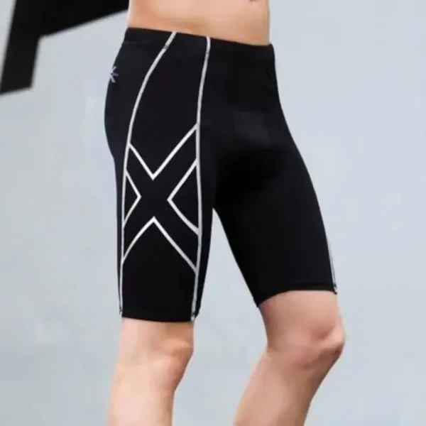 New Men Quick Dry Short Mens Compression Running Tights Gym Fitness Sport Shorts Leggings Male Underwear - Image 2