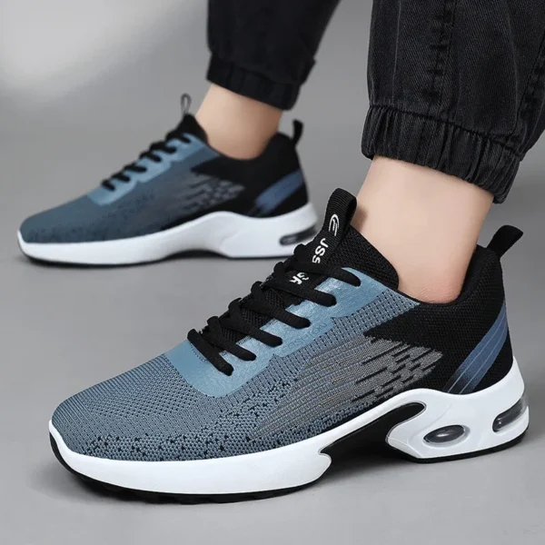 Men's sneakers Mens Breathable Knit Sneakers Soft Sole Comfort Shoes for Sports 2025 Free shiping shoes - Image 3