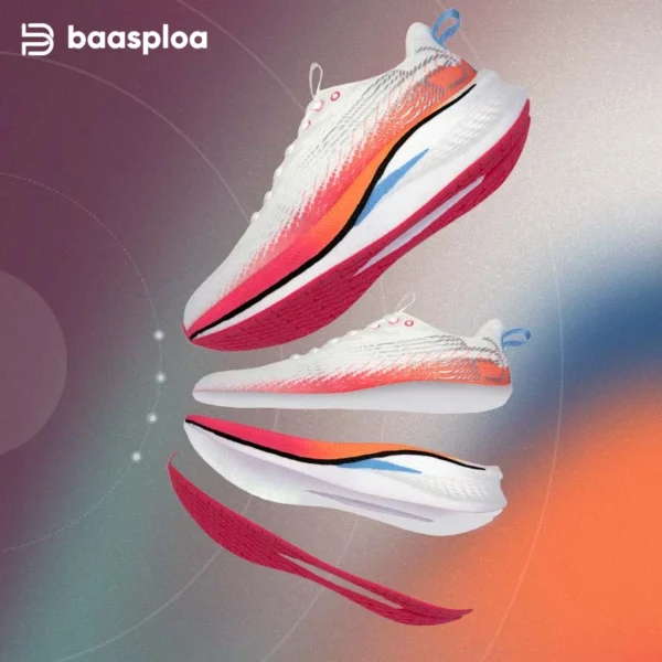 Baasploa Women Professional Running Shoes Outdoor Carbon Plate Non Slip Sports Shoes Female Casual Breathable Jogging Sneakers - Image 5