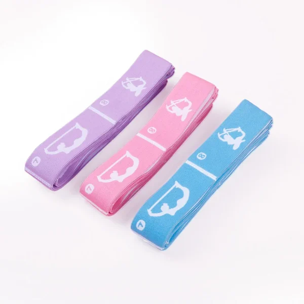 Multi-Functional Slimming Resistance Bands Yoga Strap Elastic Band 8/10/12 Grids for Latin Training, Dance, Pilates, Gymnastics - Image 5