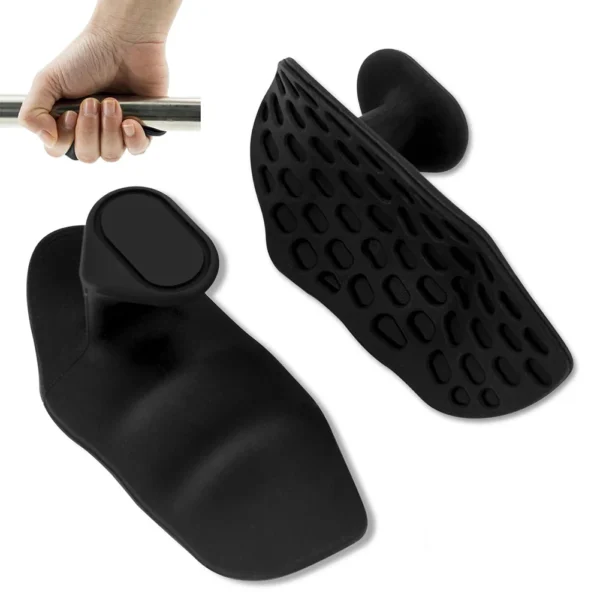Anti-Slip Fingerless Workout Gym Gloves Gym Weightlifting Grips for Weight Lifting Pull-Ups for Gym Training and Exercise Grips - Image 2
