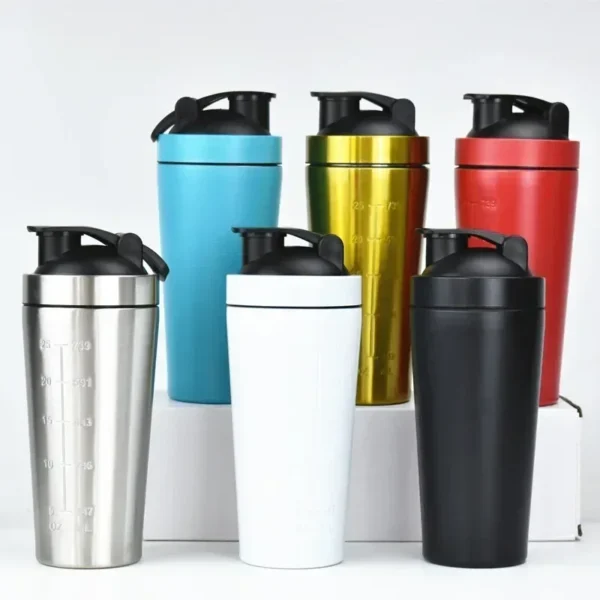 Stainless Steel Protein Shaker Cup Portable Fitness Sports Mug Nutrition Shakers Cup Water Bottles Water Cup Portable Shakers - Image 5