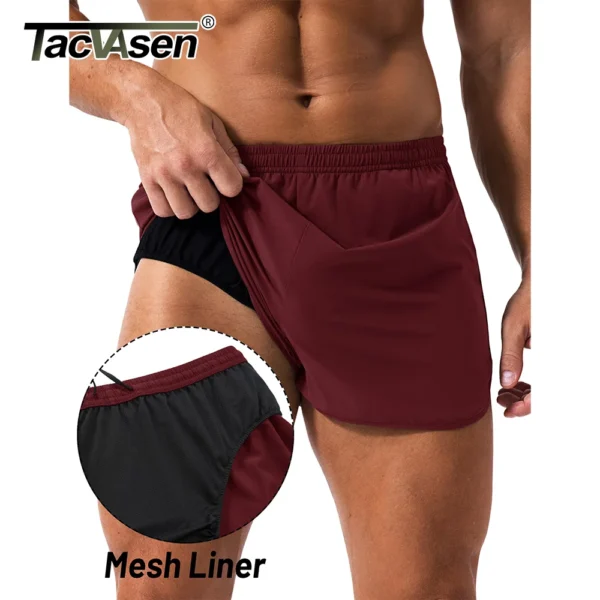 TACVASEN Mesh Liner Running Shorts for Men Summer 3 Inch Quick Dry Gym Lightweight Shorts Mens for Athletic Workout Exercise - Image 5