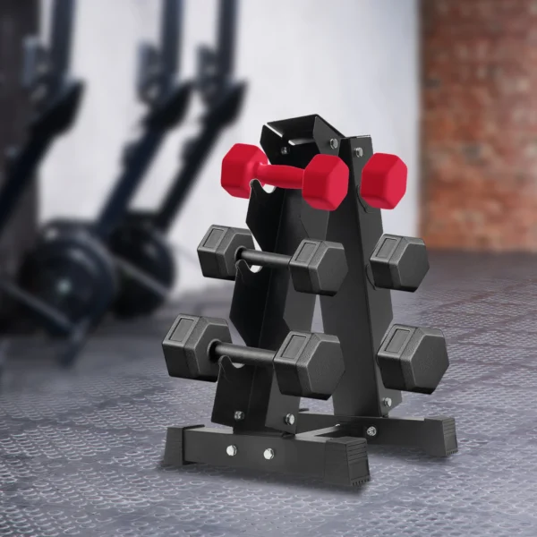 Dumbbell Rack Stand Only, Weight Rack for Dumbbells Compact A-Frame Home Gym Space Saver (176 Weight Capacity) - Image 4