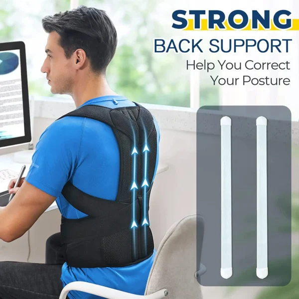 New Upper Back Posture Corrector Posture Clavicle Support Corrector Back Straight Shoulders Brace Strap Correctpor - Image 5
