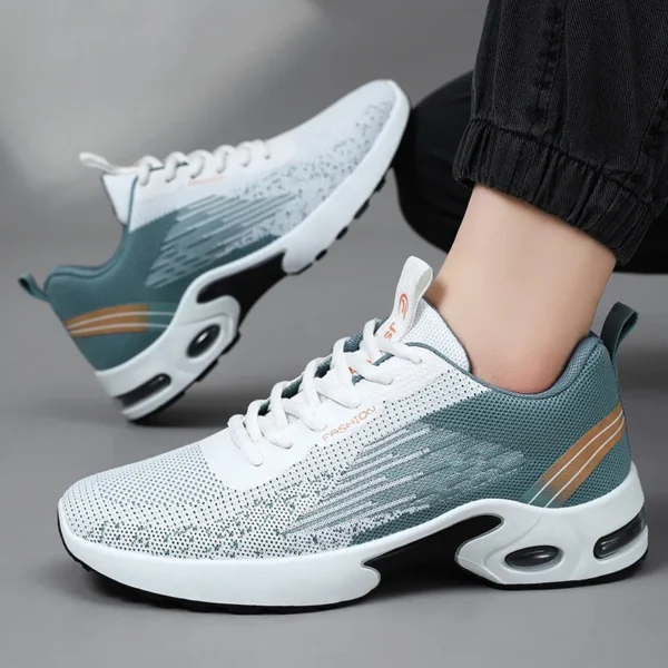 Men's sneakers Mens Breathable Knit Sneakers Soft Sole Comfort Shoes for Sports 2025 Free shiping shoes - Image 2