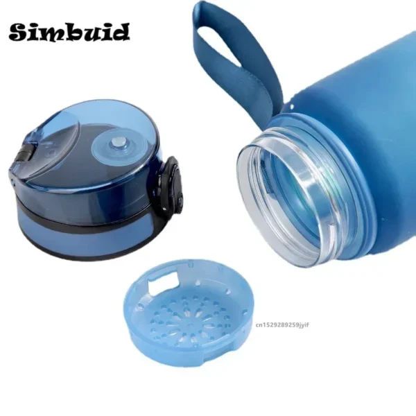 500ml/650ml/1000ml Sports Water Bottle Leak Proof Colorful Plastic Cup Drinking for Outdoor Travel Portable Gym Fitness Jugs - Image 3