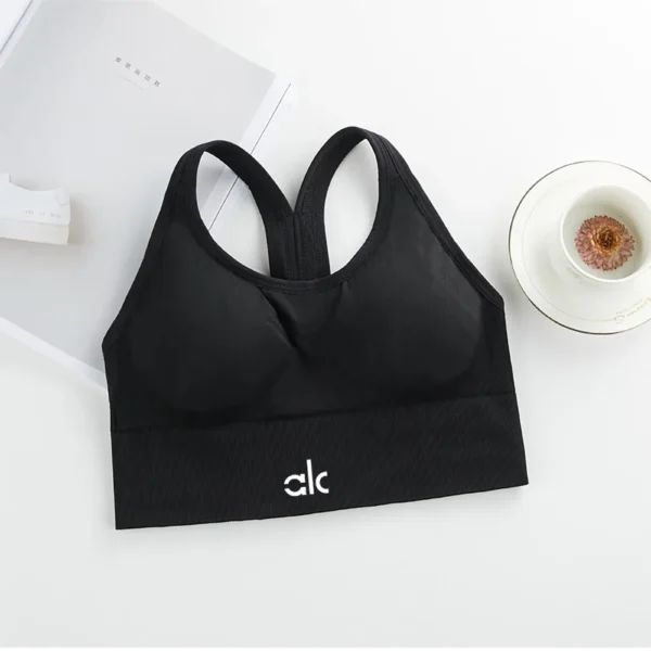 Sexy Women Tops Back Cross Strap Tank Top Push Up Running Sports Bra Breathable Soft Fitness Beauty Solid Color Yoga Bra - Image 6