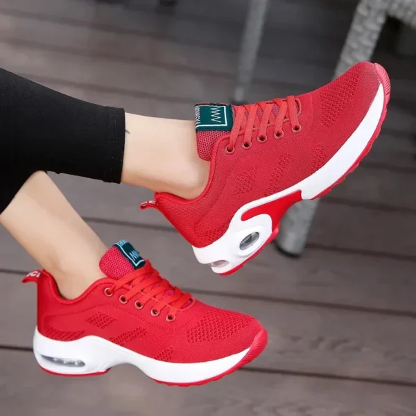 Carbon Board Running Shoes, Ultra Light Shock Absorption Sports Shoes, Summer Women'S Shoes, Full Palm Air Cushion Running Shoes - Image 6