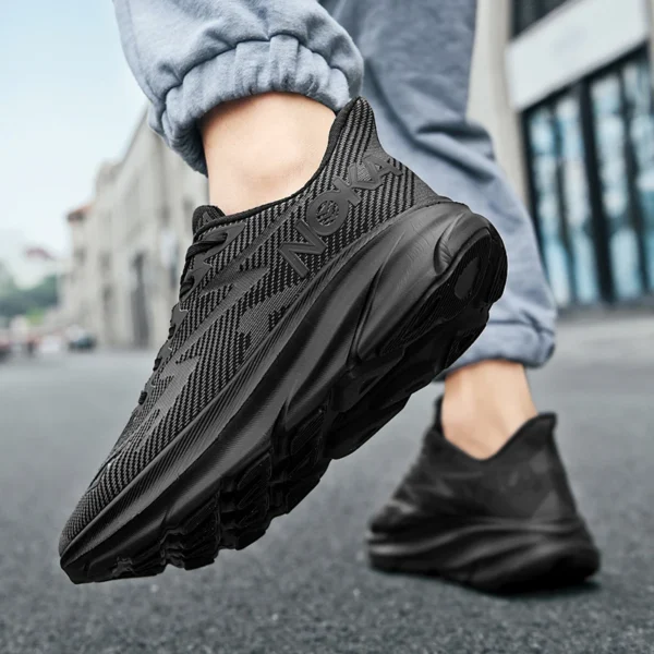 Men's road running and walking shoes | Maximum cushioning comfort | Durable anti slip | Breathable sports tennis cross training - Image 3