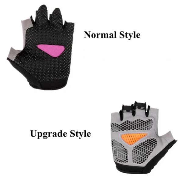 Half Finger Gel Cycling Gloves Men Women Breathable Anti-slip MTB Bike Bicycle Gloves Summer Gym Yoga Sport Training Hand Gloves - Image 4