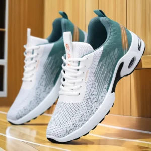 Men's sneakers Mens Breathable Knit Sneakers Soft Sole Comfort Shoes for Sports 2025 Free shiping shoes