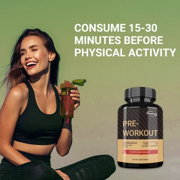 Pre-Workout Supplement - Replenish Energy, To Help Build Muscle, Enhance Energy and Performance - Image 4