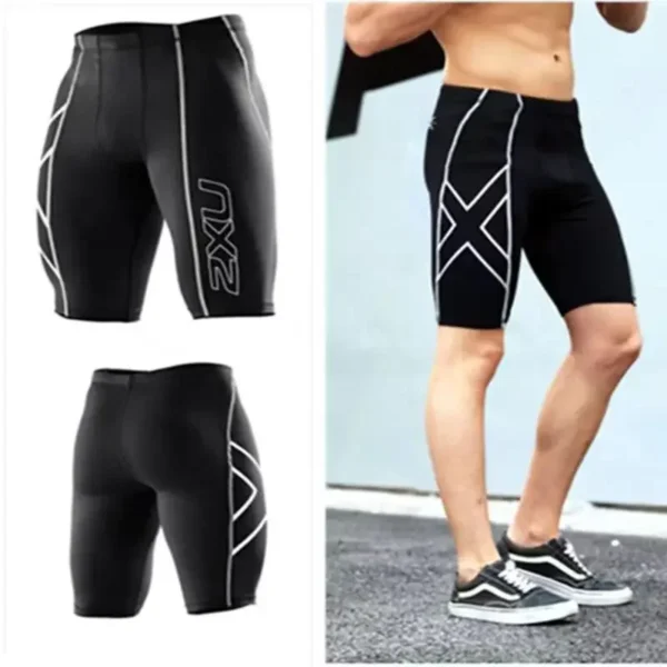 New Men Quick Dry Short Mens Compression Running Tights Gym Fitness Sport Shorts Leggings Male Underwear - Image 6