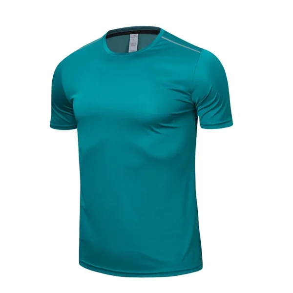 High Quality Spandex Men Women Kids Running T Shirt Quick Dry Fitness Shirt Training Exercise Clothes Gym Sports Shirts Tops - Image 6