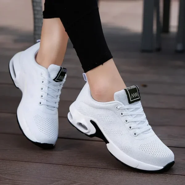Carbon Board Running Shoes, Ultra Light Shock Absorption Sports Shoes, Summer Women'S Shoes, Full Palm Air Cushion Running Shoes - Image 5