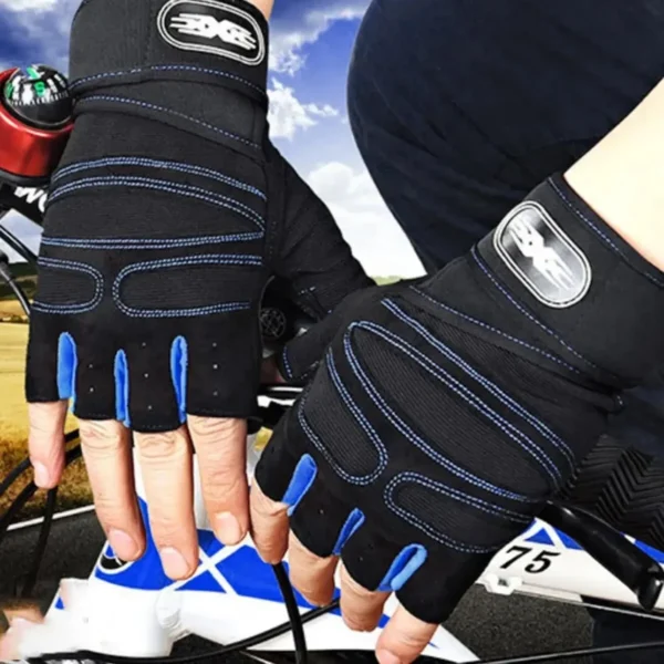 Gym Gloves for Men Women Fitness Weight Lifting Wristband Gloves Body Building Training Sports Exercise Cycling Glove Shockproof - Image 3