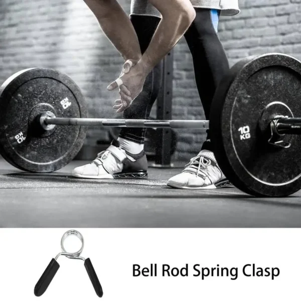 24/25/28/30/50mm Barbell Clamp Spring Collar Clips Gym Weight Dumbbell Lock Barbell Lock Fitness Gym Weight Lifting Accessories - Image 4