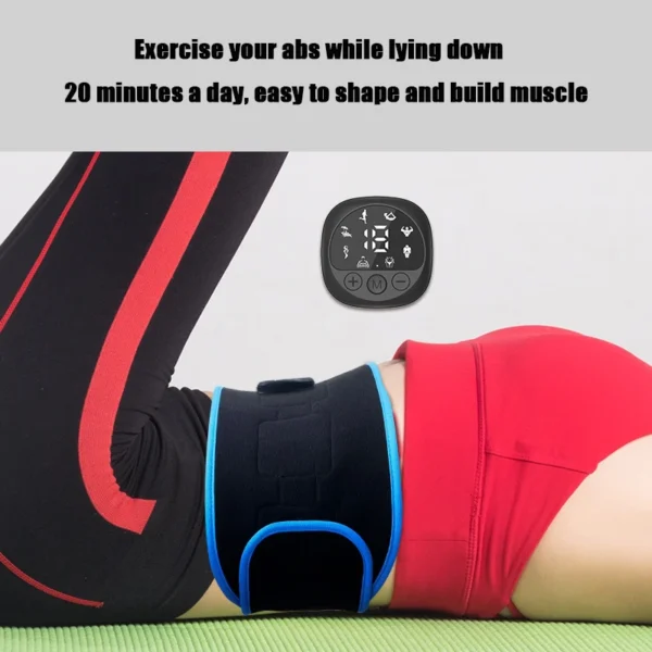 EMS Muscle Stimulator Abdominal Toning Belt Fitness Training Gear Waist Ab Trainer Workout Equipment Body Slimming For Mem Women - Image 4