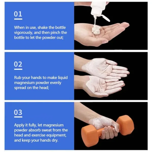 Sports Liquid Magnesium Powder Fitness Lifting Anti Slip Cream Grip Liquid Magnesium For Indoor Rock Climbing Gym 30/50/100ml - Image 6
