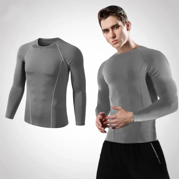 Men Women Kids Children Boy Girl Compression Running Long T Shirt Fitness Sport Basketball Football Gym Sportswear Clothes B1004 - Image 5