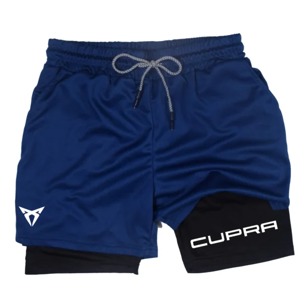 Men's Two-in-one Sports Shorts Breathable Casual Quick-dry Double-layer Workout Shorts Summer Running Sportswear Fitness Apparel - Image 5