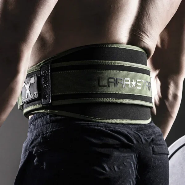 Weightlifting Fitness Belt Heavy Equipment Training High Intensity Squat Deadlift Gym Nylon Waist Support Thickening For Back - Image 6